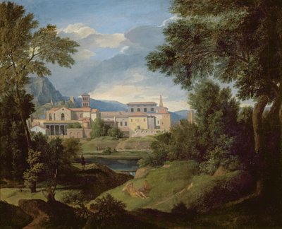 Italian Landscape by Gaspard Poussin Dughet